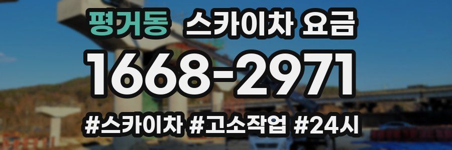 평거동 스카이차 요금