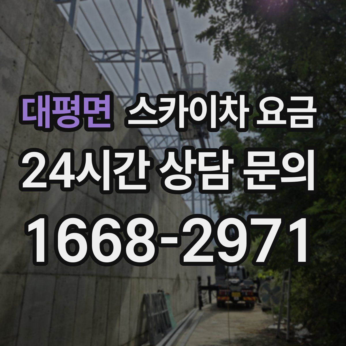 대평면 스카이차 요금