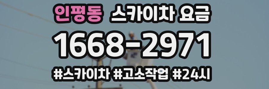 인평동 스카이차 요금