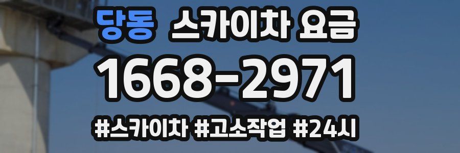 당동 스카이차 요금