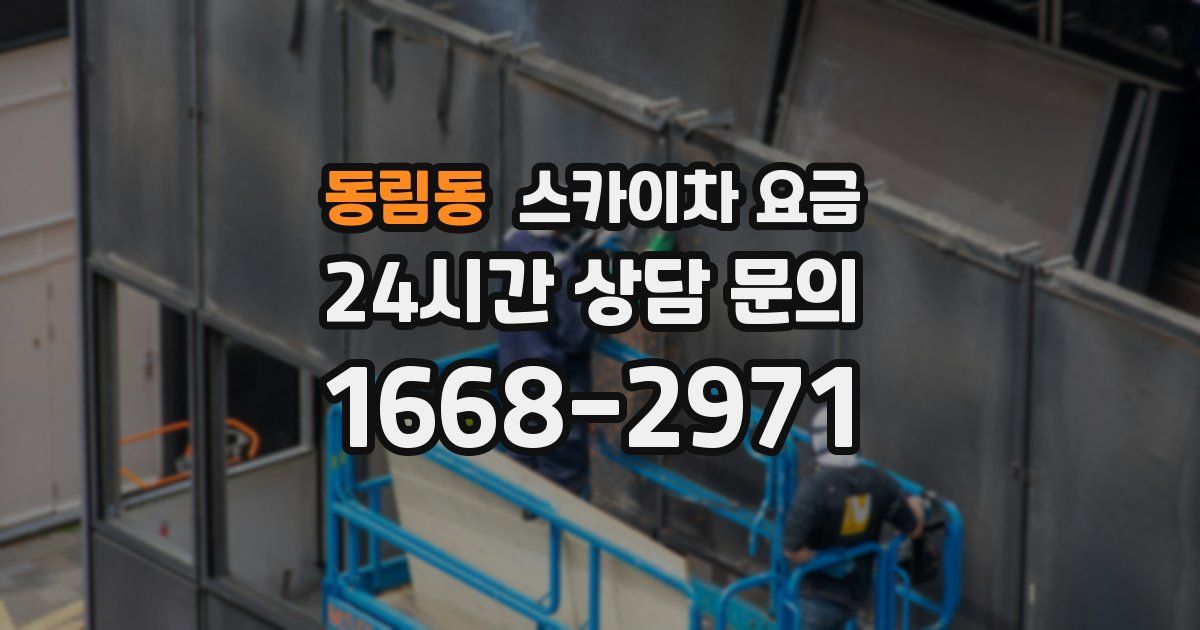 동림동 스카이차 요금