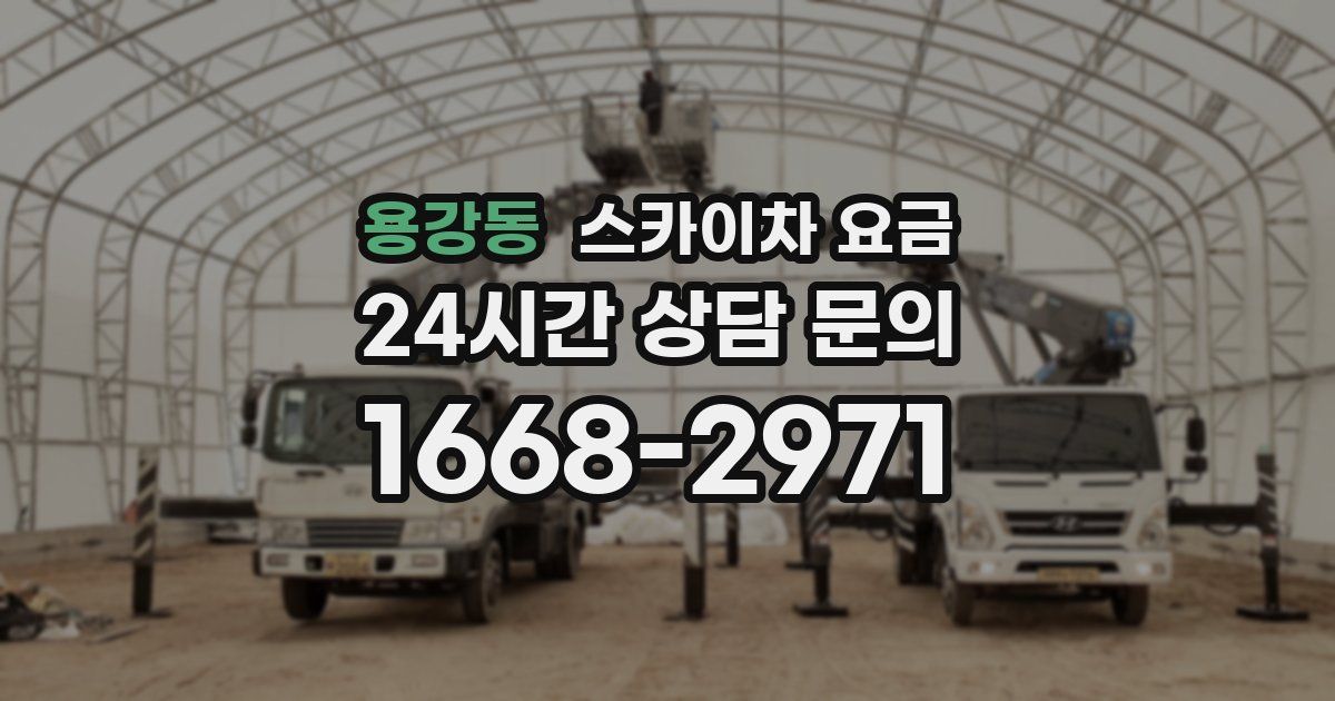 용강동 스카이차 요금