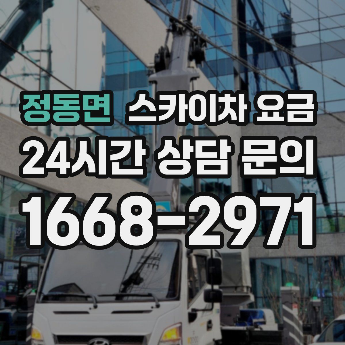 정동면 스카이차 요금