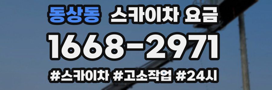 동상동 스카이차 요금