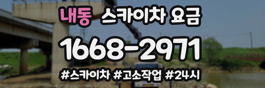 내동 스카이차 요금