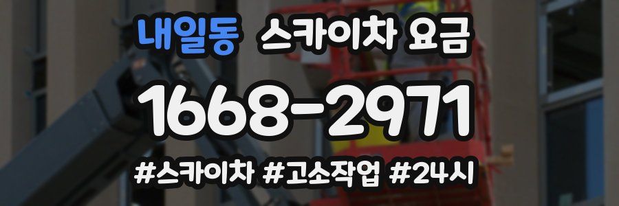 내일동 스카이차 요금