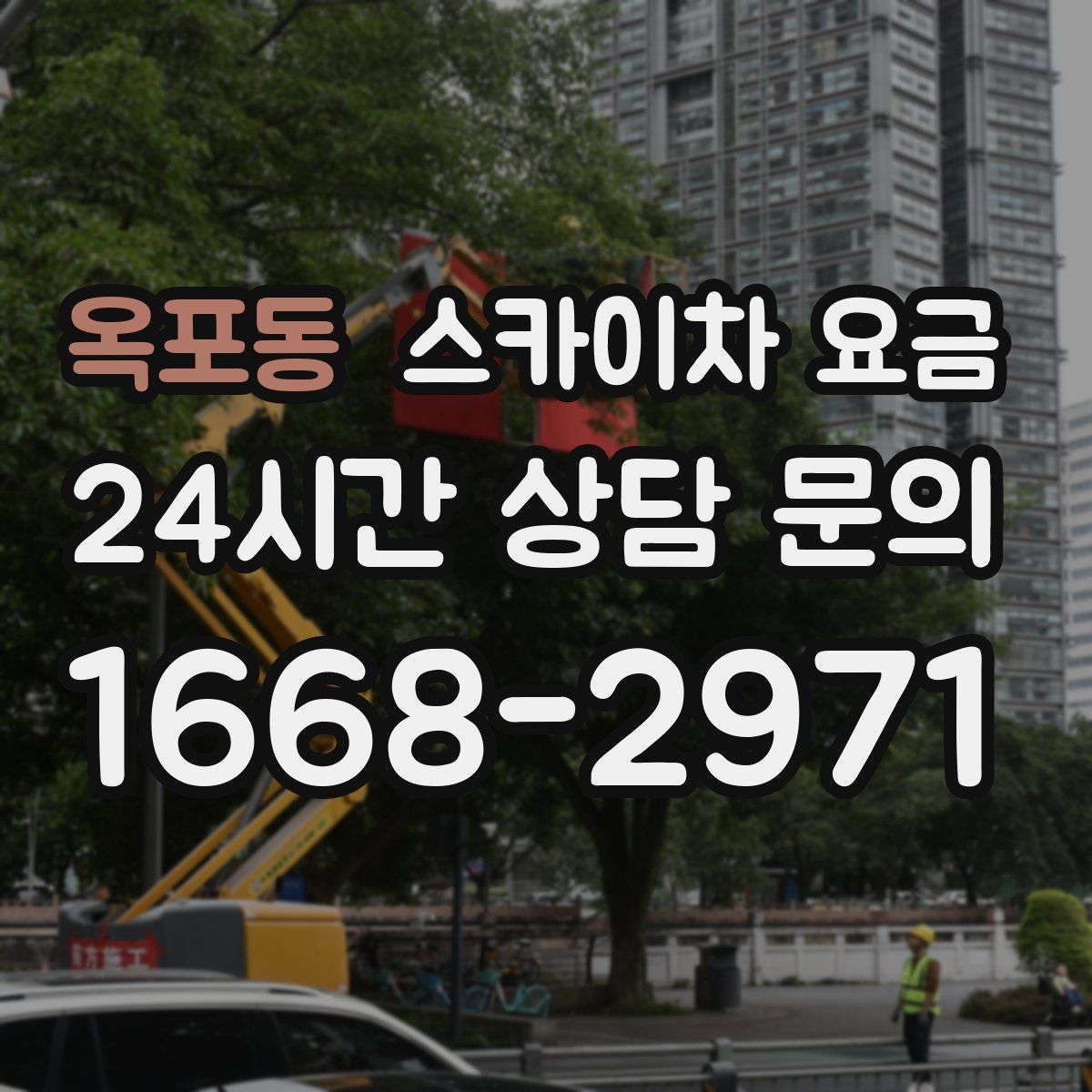 옥포동 스카이차 요금