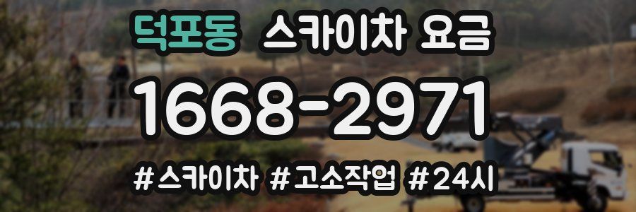 덕포동 스카이차 요금