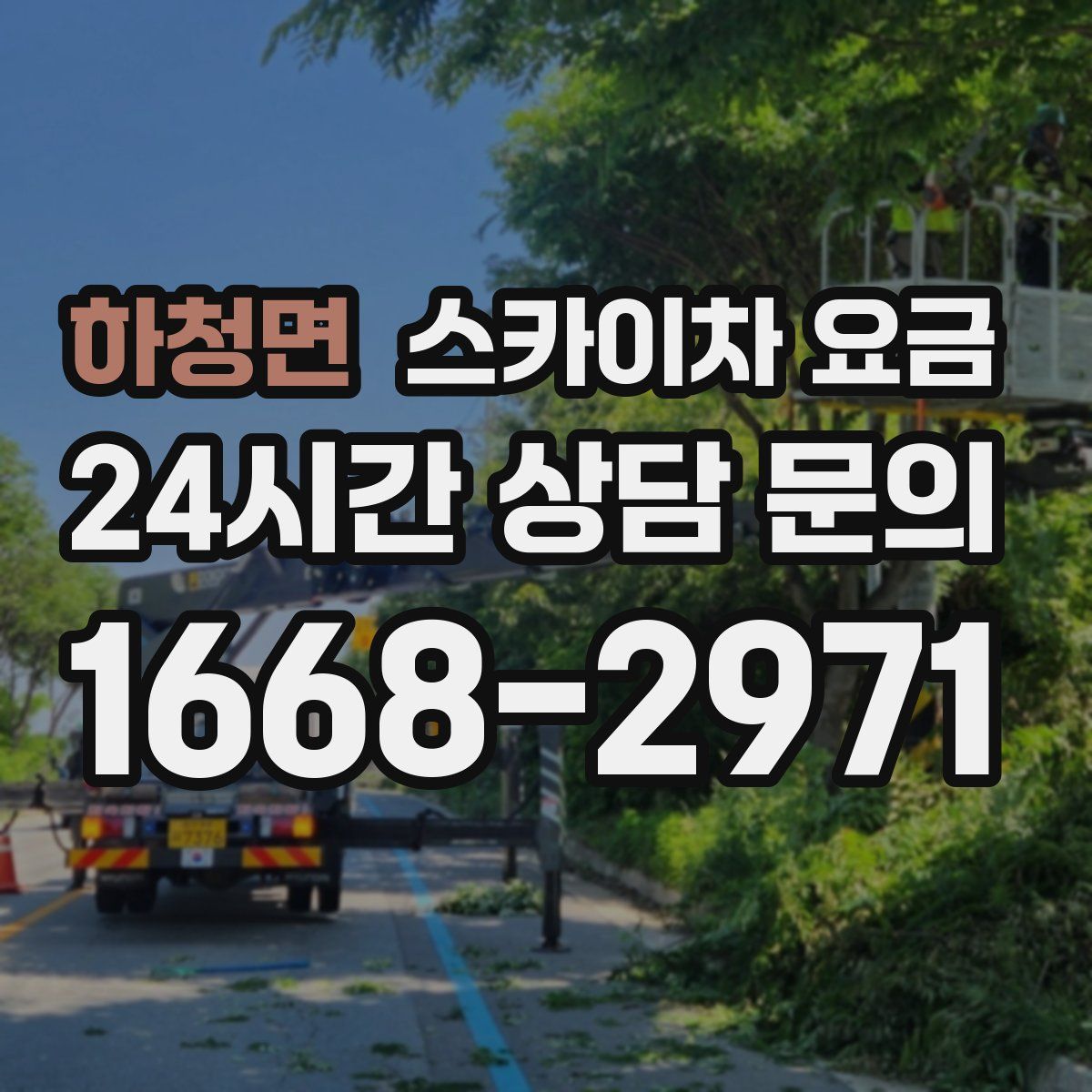 하청면 스카이차 요금