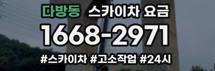 다방동 스카이차 요금