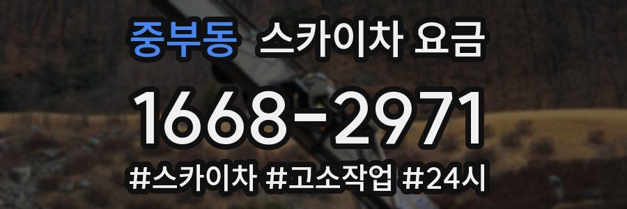 중부동 스카이차 요금