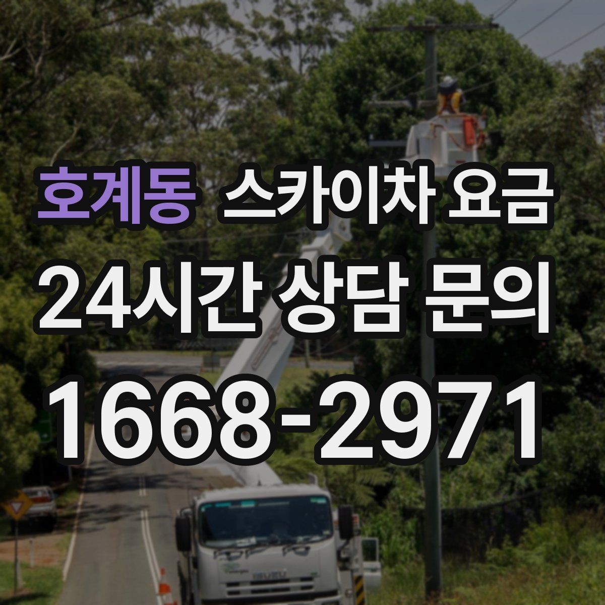 호계동 스카이차 요금 견적이 빨라지는 현장 정보 정리법
