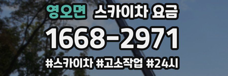 영오면 스카이차 요금