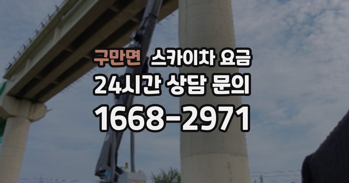 구만면 스카이차 요금