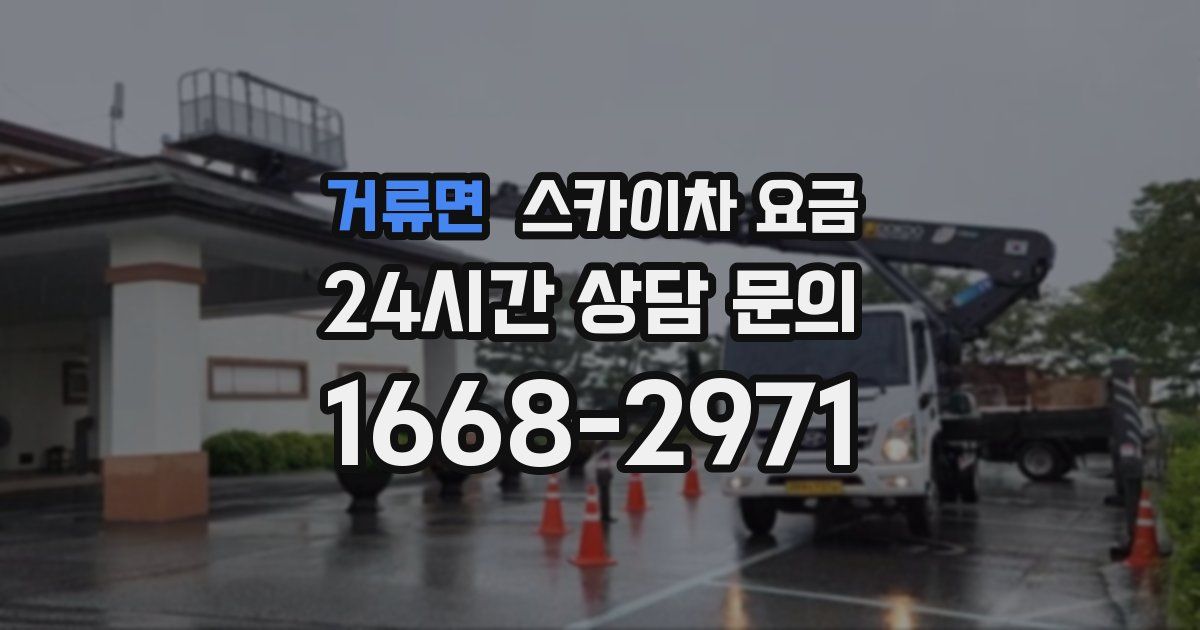 거류면 스카이차 요금