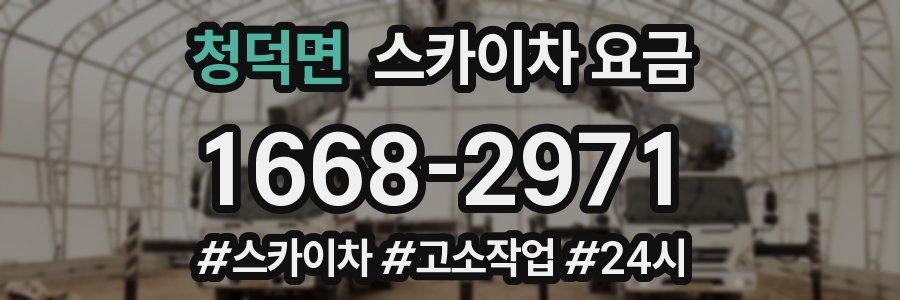 청덕면 스카이차 요금