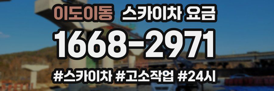 이도이동 스카이차 요금