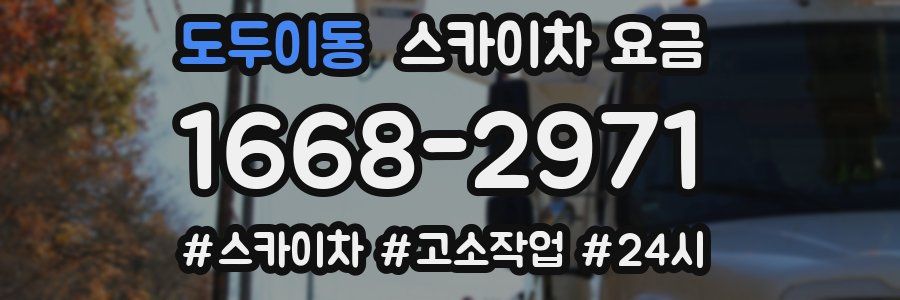 도두이동 스카이차 요금