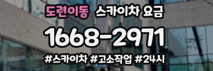 도련이동 스카이차 요금