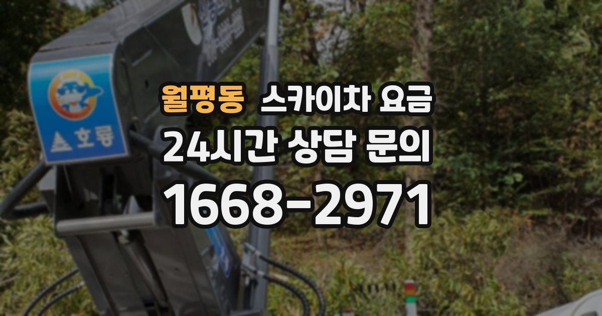 월평동 스카이차 요금