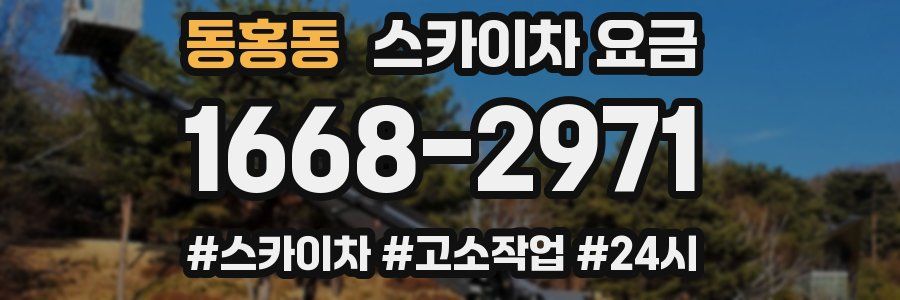 동홍동 스카이차 요금