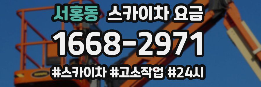 서홍동 스카이차 요금