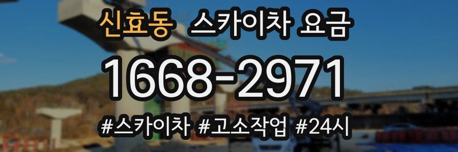 신효동 스카이차 요금