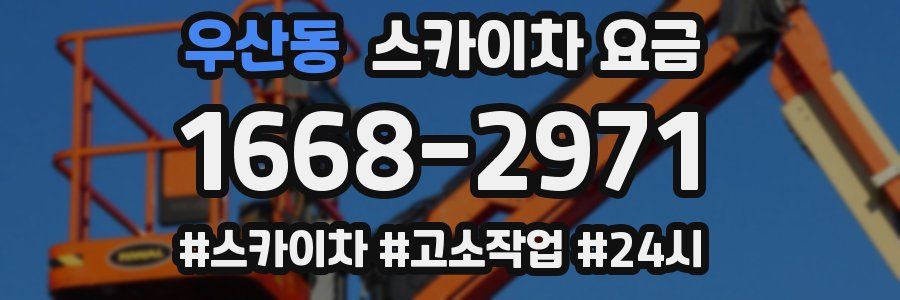 우산동 스카이차 요금