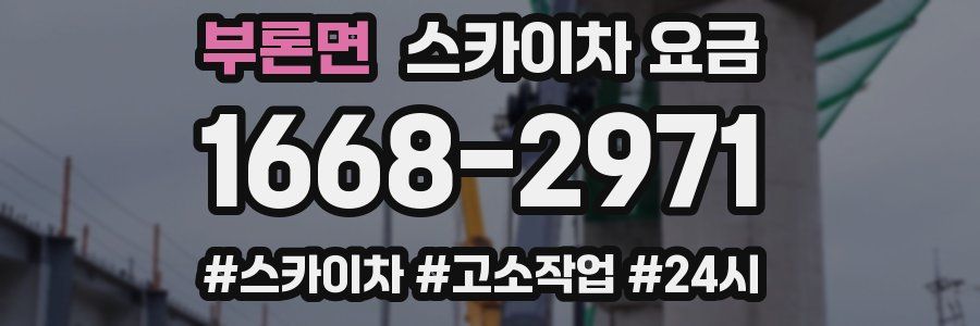 부론면 스카이차 요금