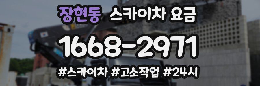 장현동 스카이차 요금