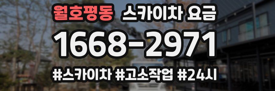 월호평동 스카이차 요금