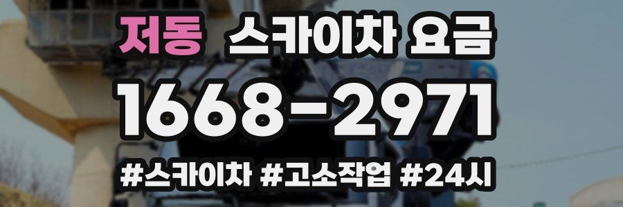 저동 스카이차 요금