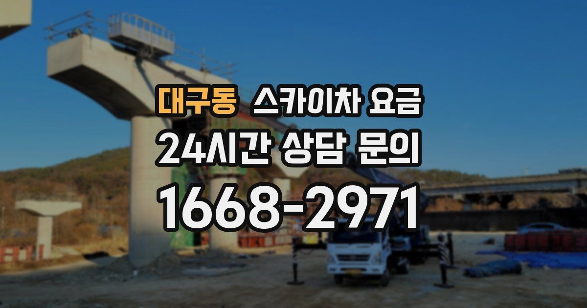 대구동 스카이차 요금