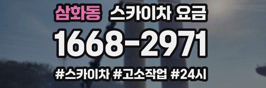 삼화동 스카이차 요금