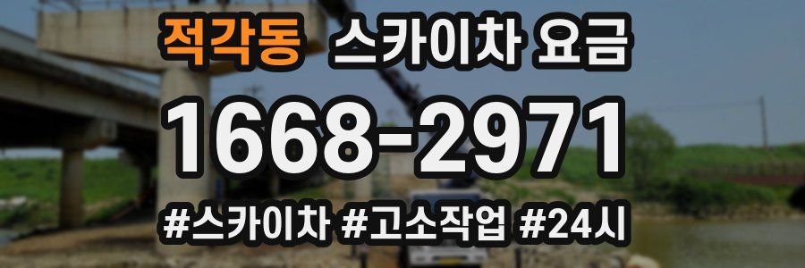 적각동 스카이차 요금