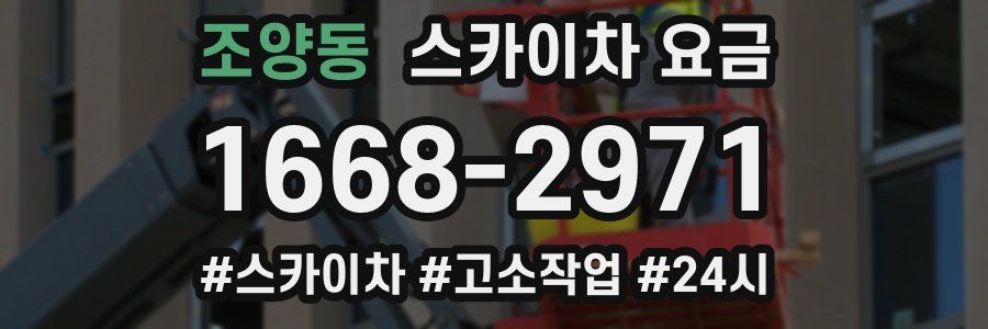 조양동 스카이차 요금