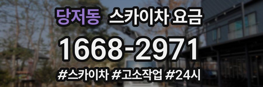 당저동 스카이차 요금