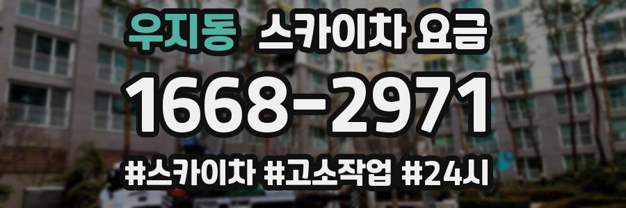 우지동 스카이차 요금