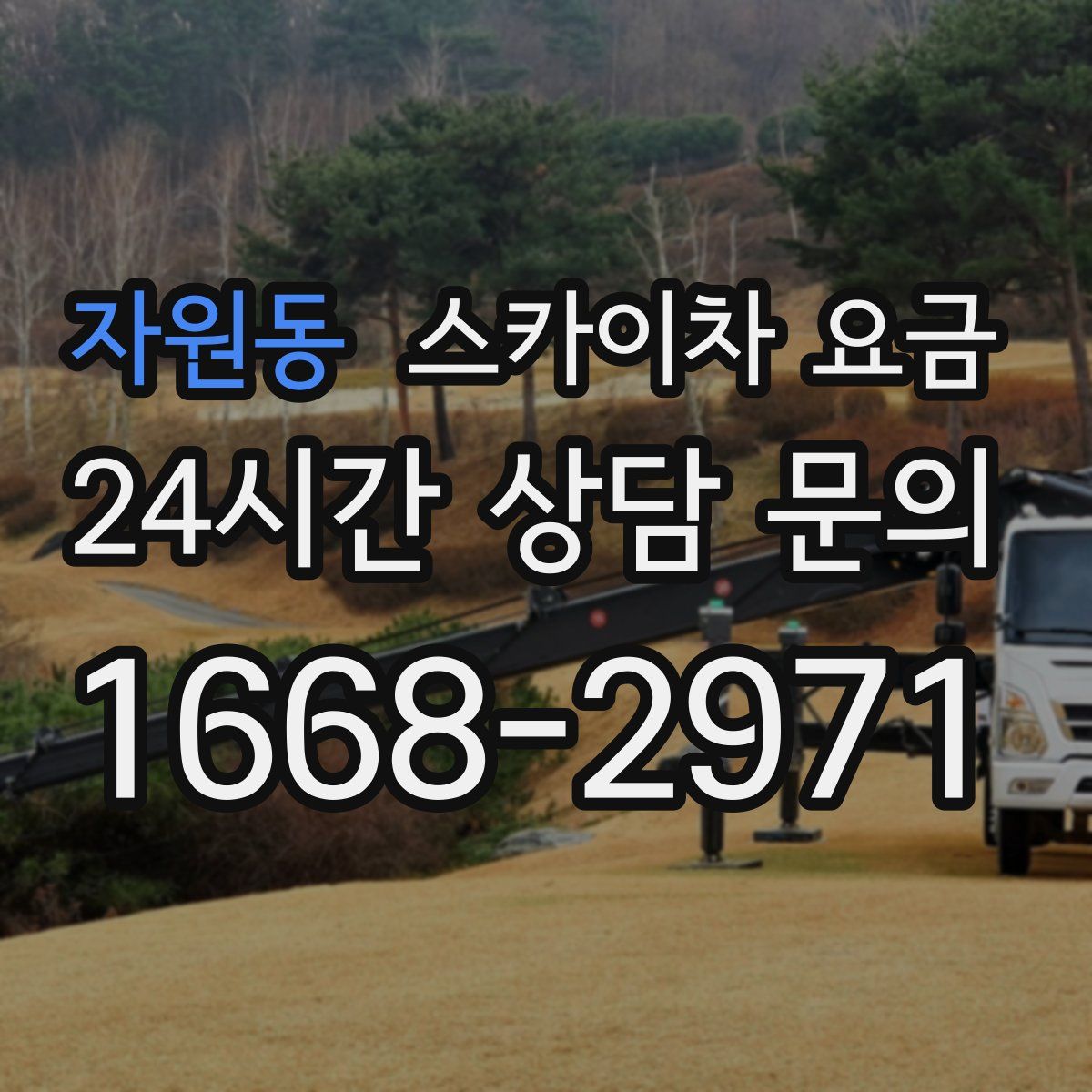 자원동 스카이차 요금