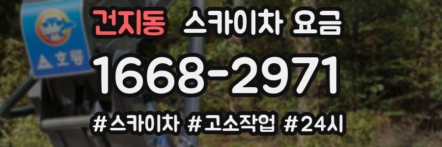 건지동 스카이차 요금