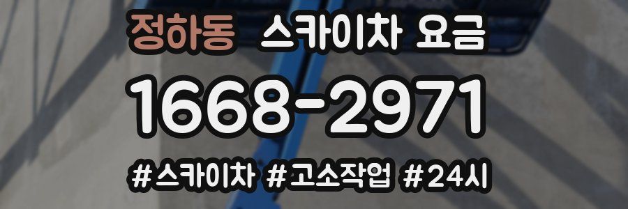 정하동 스카이차 요금