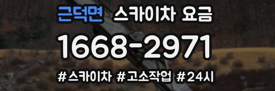 근덕면 스카이차 요금