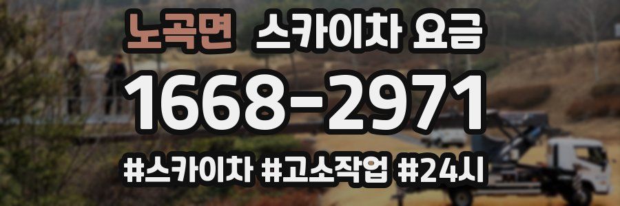 노곡면 스카이차 요금