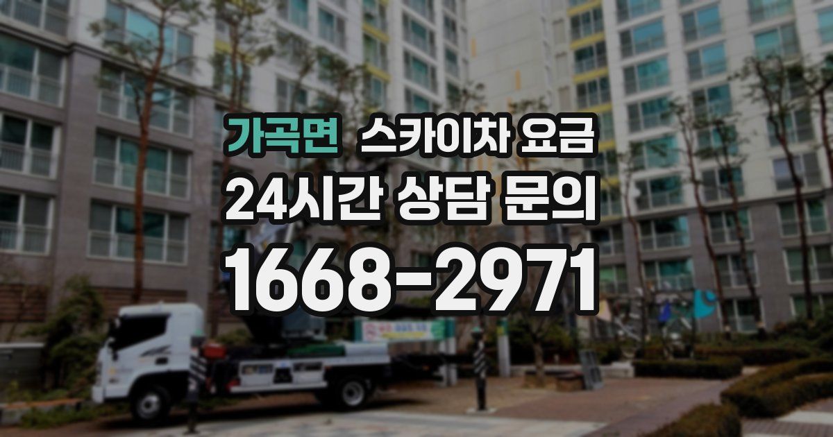 가곡면 스카이차 요금