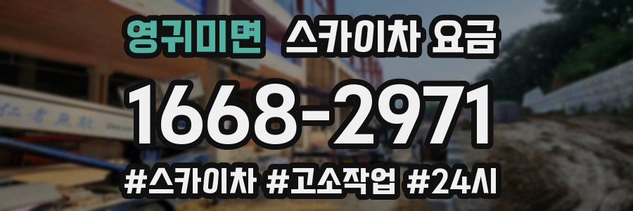 영귀미면 스카이차 요금