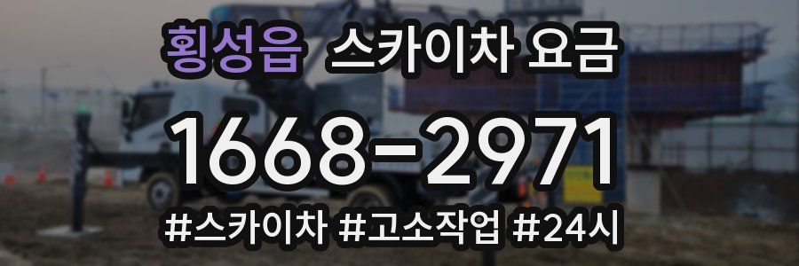 횡성읍 스카이차 요금