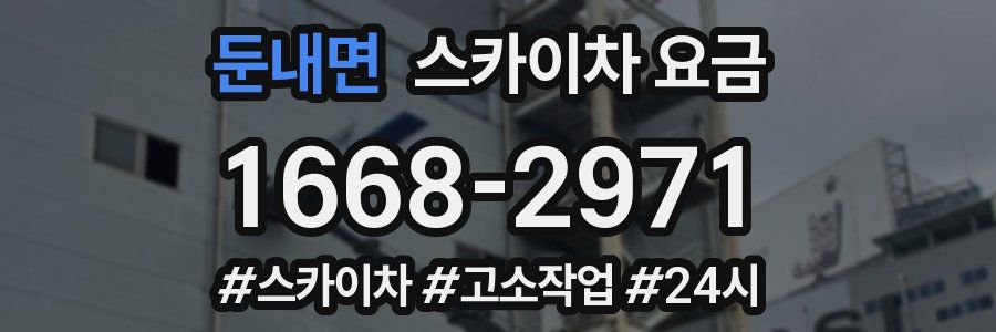 둔내면 스카이차 요금