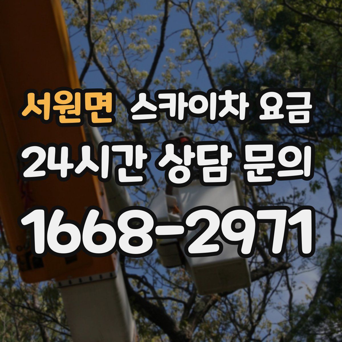 서원면 스카이차 요금