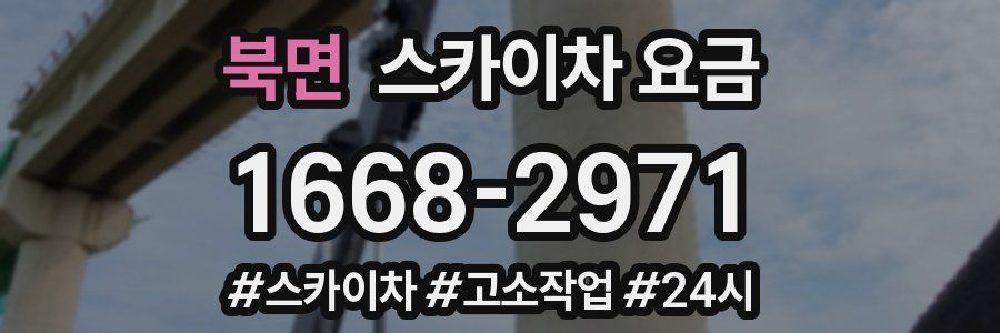 북면 스카이차 요금