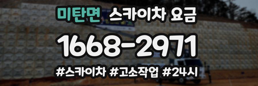 미탄면 스카이차 요금